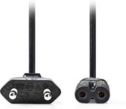 NEDIS CEGL11040BK20 POWER CABLE EURO MALE - IEC-320-C7 2.00M BLACK