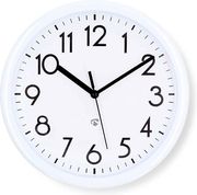 NEDIS CLWA105WT WALL CLOCK 220MM PLASTIC WHITE