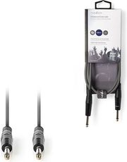 NEDIS COTH23000GY15 MONO AUDIO CABLE 6.35 MM MALE 6.35 MM MALE NICKEL PLATED 1.50M PVC