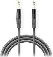 NEDIS COTH23020GY30 STEREO AUDIO CABLE 6.35MM MALE - 6.35MM MALE 3.00M DARK GREY