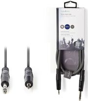 NEDIS COTH23205GY15 STEREO AUDIO CABLE 6.35 MM MALE - 3.5 MM MALE 1.5M GREY