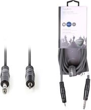 NEDIS COTH23205GY30 STEREO AUDIO CABLE 6.35 MM MALE - 3.5 MM MALE 3.0M GREY