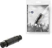 NEDIS COTP15920BK XLR COUPLER XLR 3-PIN FEMALE - XLR 3-PIN FEMALE BLACKP