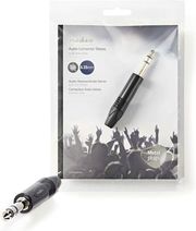 NEDIS COTP23901BK AUDIO CONNECTOR STEREO 6.35 MM MALE BLACKP