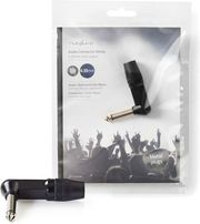 NEDIS COTP23902BK AUDIO CONNECTOR MONO 6.35 MM MALE ANGLED BLACKP