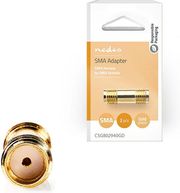 NEDIS CSGB02940GD SMA ADAPTER SMA FEMALE - SMA FEMALE GOLD PLATED 50OHM 2PCSP