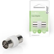 NEDIS CSGB40941WT COAX ADAPTER IEC (COAX) FEMALE - IEC (COAX) FEMALE WHITEP