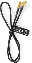 NEDIS CSGL02020BK05 SMA CABLE SMA FEMALE - SMA MALE 0.50M BLACK