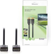 NEDIS CVGB34000BK50 HIGH SPEED HDMI CABLE WITH ETHERNET HDMI CONNECTOR - HDMI CONNECTOR 5.0M BLACK
