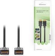 NEDIS CVGB34060BK20 HIGH SPEED HDMI CABLE WITH ETHERNET 2.00M BLACK COLOR