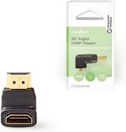 NEDIS CVGB34901BK HDMI ADAPTER HDMI CONNECTOR - HDMI FEMALE ANGLED 90° BLACKP
