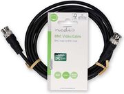NEDIS CVGL01000BK20 BNC VIDEO CABLE, BNC MALE - BNC MALE 75OHM 2.00M BLACK