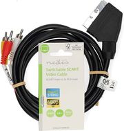 NEDIS CVGL31130BK20 SCART CABLE SCART MALE - 3X RCA MALE 2.00M BLACK