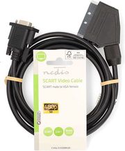 NEDIS CVGL31550BK20 SCART CABLE SCART MALE - VGA FEMALE 2.00M BLACK
