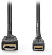 NEDIS CVGL34500BK15 HIGH SPEED HDMI CABLE WITH ETHERNET 4K@30HZ 1.50M BLACK