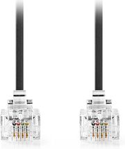 NEDIS TCGL90200BK50 TELECOM CABLE RJ11 MALE - RJ11 MALE 5.00M BLACK