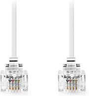 NEDIS TCGL90200WT100 TELECOM CABLE RJ11 MALE - RJ11 MALE 10.0M WHITET
