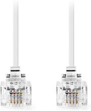 NEDIS NEDIS TCGL90200WT50 TELECOM CABLE RJ11 MALE - RJ11 MALE 5.00M WHITE