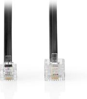 NEDIS NEDIS TCGL90201B50 TELECOM EXTENSION CABLE RJ11 MALE - RJ45 MALE 5.00M BLACKPN