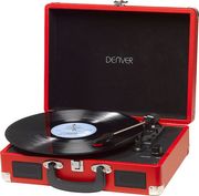 DENVER VPL-120 SUITCASE TURNTABLE RED