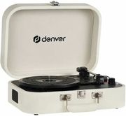 DENVER VPL-130 SUITCASE TURNTABLE WHITE