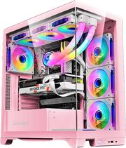 ARMAGGEDDON E-ATX RGB TRANSPARENT FISH TANK GAMING CASE AQUARON XTREME PINK AQUARON-XTREME-P