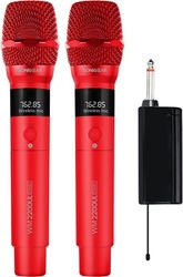 SONICGEAR SONICGEAR DUAL 2.4G WIRELESS LED MICROPHONE WM 2200 UL ROSSO WM2200UL-R