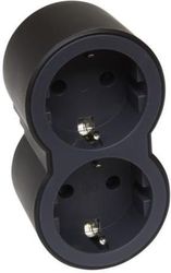 LEGRAND ΠΟΛΥΠΡΙΖΟ 2S ΦΙΣ BLACK/GREY