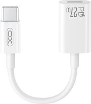 XO NB-R268A ΚΑΛΩΔΙΟ-ΑΝΤΑΠΤΟΡΑΣ USB HIGH-SPEED TYPE-C ΑΡΣ. - LIGHTNING ΘΗΛ. 0.12M ΣΕ ΛΕΥΚΟ ΧΡΩΜΑ