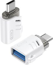 XO NB256B ΑΝΤΑΠΤΟΡΑΣ USB HIGH-SPEED TYPE-C ΑΡΣ. - USB-Α ΘΗΛ. ΣΕ ΛΕΥΚΟ ΧΡΩΜΑ