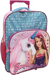 ΤΣΑΝΤΑ ΤΡOΛΕΥ ΔΗΜΟΤΙΚΟΥ BARBIE 43X31X18CM