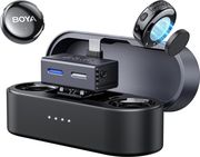 BOYALINK 3 - TYPE-C &amp; 3,5MM AI-POWERED BUTTON WIRELESS MICROPHONE 2 TX + 1 RX + CHARGING CASE