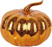 EUROLAMP ΓΥΑΛΙΝΗ ΦΩΤΙΖΟΜΕΝΗ ΚΟΛΟΚΥΘΑ ΠΟΡΤΟΚΑΛΙ 10.8CM