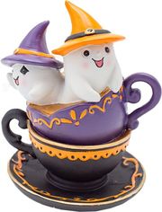 EUROLAMP ΦΑΝΤΑΣΜΑΤΑΚΙΑ ΜΕ ΠΟΡΤΟΚΑΛΙ ΚΑΙ ΜΑΥΡΟ ΚΑΠΕΛΑΚΙ ΣΕ ΦΛΥΤΖΑΝΑΚΙΑ HALLOWEEN 145X127X175CM