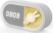 ALARM CLOCK WITH LED BUNNY NIGHT LIGHT PURE FNL-05 INGRID WHITE LONG FOREVER LIGHT