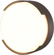 EUROLAMP ΠΛΑΦΟΝΙΕΡΑ ΣΤΡΟΓΓΥΛΗ LED 16W Φ250X50 3000K IP54 ΜΑΥΡΗ PRO ARTE ILLUMINA