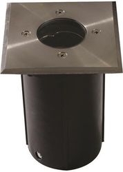 EUROLAMP ΦΩΤΙΣΤΙΚΟ ΔΑΠΕΔΟΥ ΧΩΝΕΥΤΟ ΜΕ ΠΛΑΣΤΙΚΗ ΒΑΣΗ ΤΕΤΡΑΓΩΝΟ GU10 IP65 33W ARTE ILLUMINA