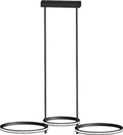 EUROLAMP ΦΩΤΙΣΤΙΚΟ ΚΡΕΜΑΣΤΟ 3ΦΩΤΟ LED 34W 700X280X250 ΜΑΥΡΟ ARTE ILLUMINA