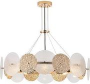 EUROLAMP ΦΩΤΙΣΤΙΚΟ ΚΡΕΜΑΣΤΟ 8XE14 MAX 8W Φ700H690MM ΧΡΥΣΟ ARTE ILLUMINA GLOW