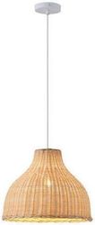 EUROLAMP ΦΩΤΙΣΤΙΚΟ ΚΡΕΜΑΣΤΟ BAMBOO1XE27 MAX 15W 330X330X258 ARTE ILLUMINA COASTAL