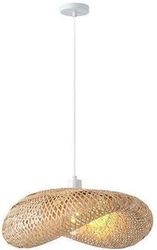 EUROLAMP ΦΩΤΙΣΤΙΚΟ ΚΡΕΜΑΣΤΟ BAMBOO 1XE27 MAX15W 430X430X220MM ARTE ILLUMINA LAGOON