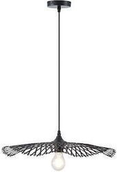 EUROLAMP ΦΩΤΙΣΤΙΚΟ ΚΡΕΜΑΣΤΟ BAMBOO 1XE27 MAX 15W 475X1160MM ΜΑΥΡΟ ARTE ILLUMINA CROSSLINE