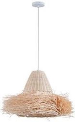 EUROLAMP ΦΩΤΙΣΤΙΚΟ ΚΡΕΜΑΣΤΟ BAMBOO 1XE27 MAX15W 560Χ560X330MM ARTE ILLUMINA SISAL