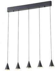 EUROLAMP ΦΩΤΙΣΤΙΚΟ ΚΡΕΜΑΣΤΟ LED 25W 1500LM 3000K 680X1200MM ΜΑΥΡΟ ARTE ILLUMINA CAMPANELLE