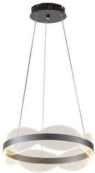 EUROLAMP ΦΩΤΙΣΤΙΚΟ ΚΡΕΜΑΣΤΟ ΑΚΡΥΛΙΚΟ ΣΤΡΟΓΓΥΛΟ LED 48W 4320LM 3000K ΑΣΗΜΙ ARTE ILLUMINA TORINO