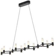 EUROLAMP ΦΩΤΙΣΤΙΚΟ ΚΡΕΜΑΣΤΟ ΑΛΟΥΜΙΝΙO LED 58W 3480LM 3000K 1200X1500MM ΜΑΥΡΟ-ΧΡΥΣΟ ARTE ILLUMINA