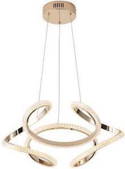 EUROLAMP ΦΩΤΙΣΤΙΚΟ ΚΡΕΜΑΣΤΟ ΑΛΟΥΜΙΝΙΟ LED 24W 1900LM 3000K 500X1200MM ΧΡΥΣΟ ARTE ILLUMINA ORION