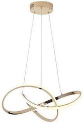 EUROLAMP ΦΩΤΙΣΤΙΚΟ ΚΡΕΜΑΣΤΟ ΑΛΟΥΜΙΝΙΟ LED 30W 2000LM 3000K Φ60MM ΧΡΥΣΟ ARTE ILLUMINA VENUS