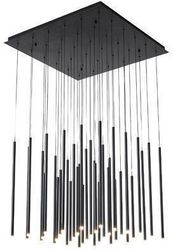 EUROLAMP ΦΩΤΙΣΤΙΚΟ ΚΡΕΜΑΣΤΟ ΑΛΟΥΜΙΝΙΟ LED 72W 4320LM 3000K 800X1500MM ΜΑΥΡΟ ARTE ILLUMINA CASCADE