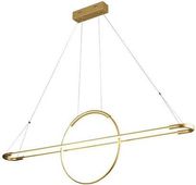 EUROLAMP ΦΩΤΙΣΤΙΚΟ ΚΡΕΜΑΣΤΟ ΓΡΑΜΜΙΚΟ LED 45W 3000Κ 120X150 ΧΡΥΣΟ ARTE ILLUMINA